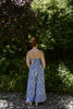Palm Print Top & Pant Set - Blue