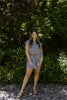 Striped Top & Skirt Set - Navy