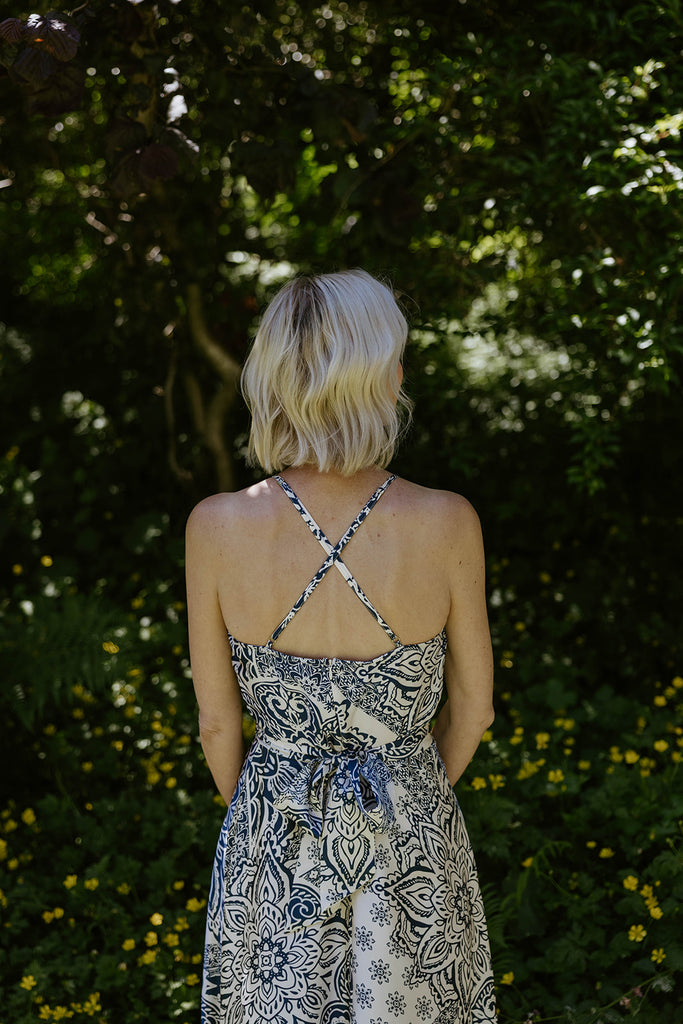 Satin Halter Dress