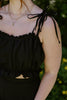 Casual Top and Pant Set - Black