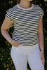 Casual Striped Shirt - Black