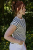 Casual Striped Shirt - Black
