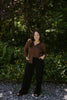 Classic Linen Button Up - Chocolate