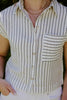 The Elevated Striped Button Up