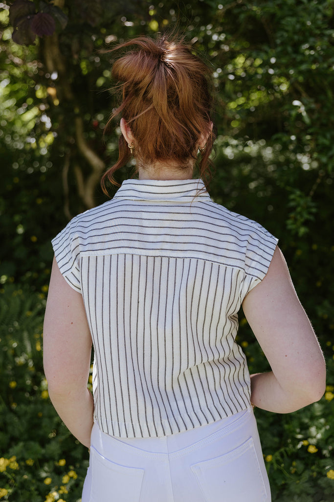 The Elevated Striped Button Up
