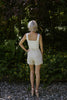 Linen Shorts with Pockets - Oat