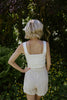 Linen Shorts with Pockets - Oat