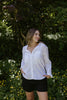Linen Shorts With Pockets - Black