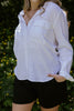 Linen Shorts With Pockets - Black
