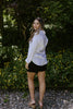 Linen Shorts With Pockets - Black