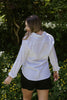 Linen Shorts With Pockets - Black