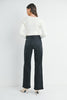 Palazzo Long Jean - Washed Black