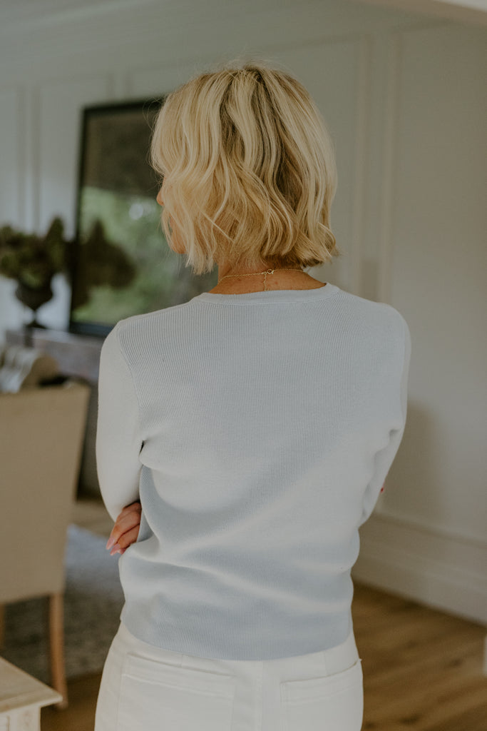 Classic and Simple Cardi - Blue