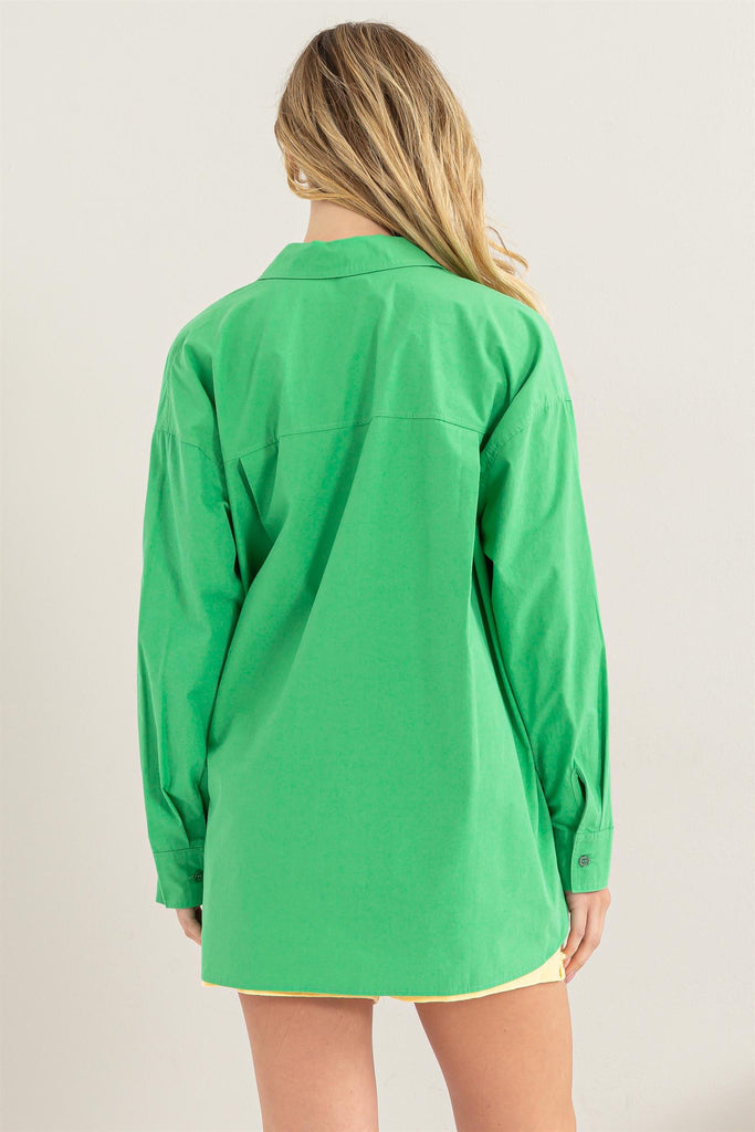 Button Up - Green