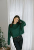 Exposed Seam Sweater - Green