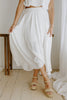Bubble Top & Skirt Set - White