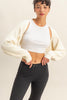 The Cropped Ballet Shrug - Cream