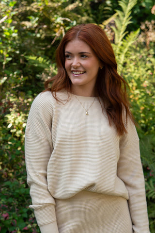 Button Up Knit Vest - Ivory