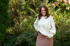 Classic Exposed Seam Sweater - Cream