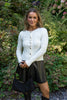 Pleated Faux Leather Mini - Black