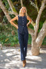 Denim Vest & Wide Leg Pant Set