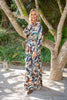 Button Down Belted Maxi - Blue