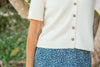 Floral Midi Skirt - Blue