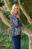 Paisley Print Vneck - Multi-Coloured