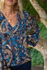 Paisley Print Vneck - Multi-Coloured