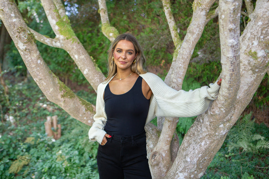 Knit Shrug - Ivory