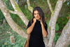 Lightweight Mock Neck Sweater - Black