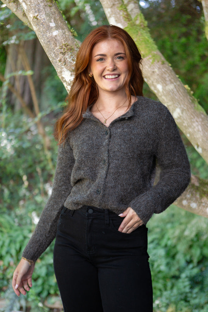 Button Up Cardigan - Torte