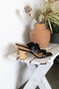 Double Strap Sandal - Black
