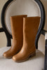 Square Toe Classic Boot - Cognac