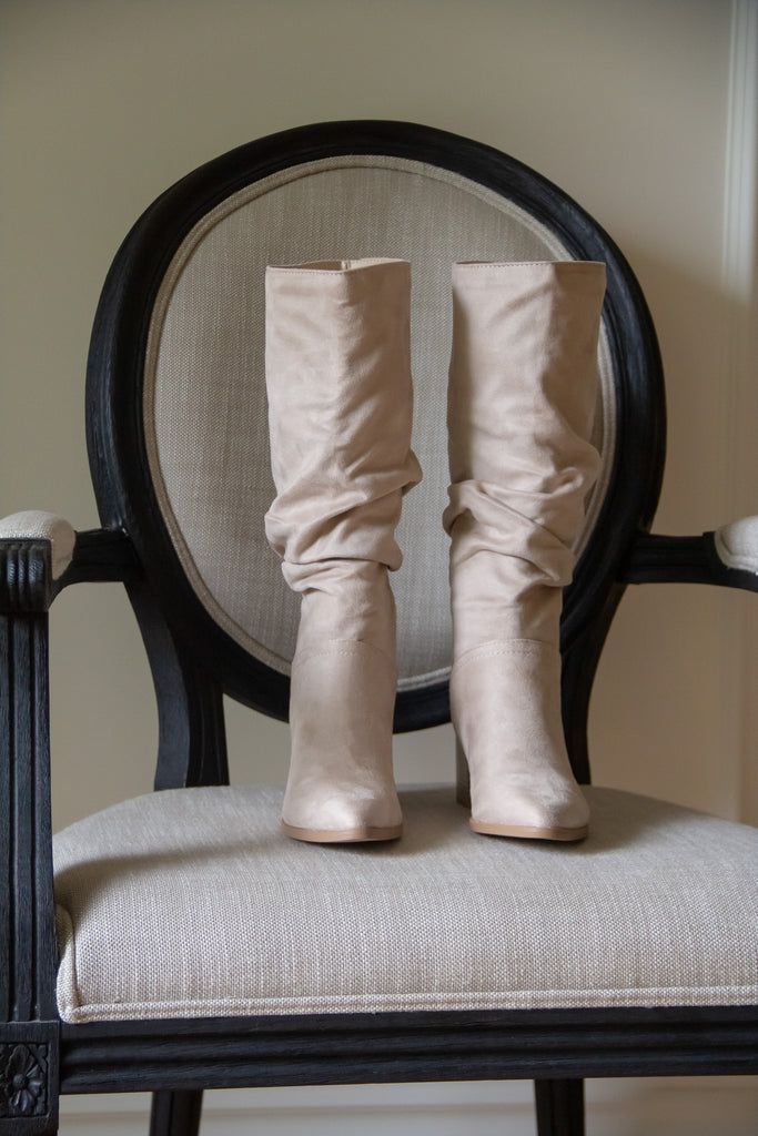 The Fall Slouch Boot - Clay