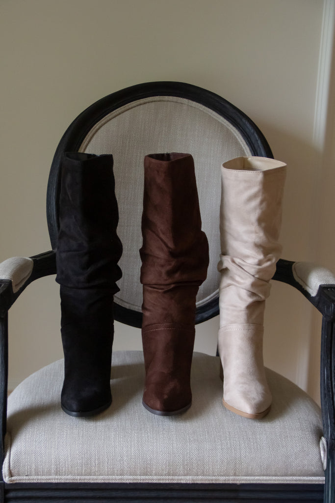 The Fall Slouch Boot - Brown