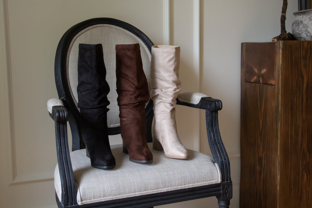 The Fall Slouch Boot - Black