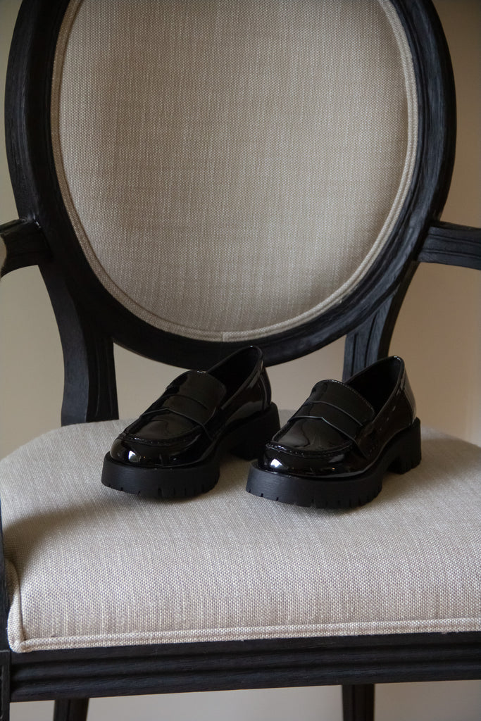 Black Patent Loafer