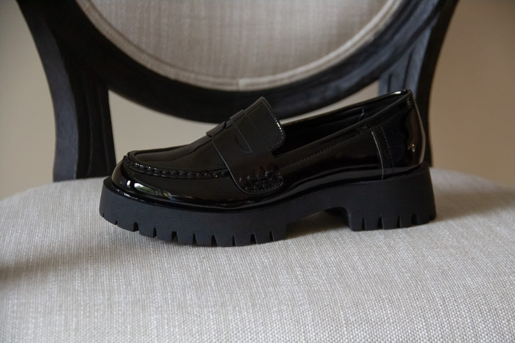 Black Patent Loafer