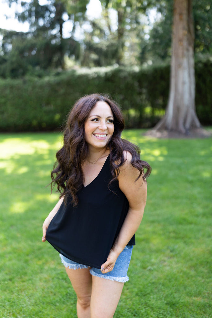 Classic Sleeveless Cami - Blk