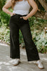 Scissor Cut Wide Leg - Washed Black