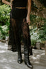 Lace Midi Skirt With Built In Shorts