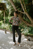 Fall Floral Sheer Shirt