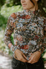 Fall Floral Sheer Shirt