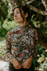 Fall Floral Sheer Shirt