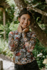 Fall Floral Sheer Shirt