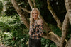 Sheer Black Floral Shirt