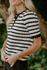 Knit Sweater - Black/Ivory
