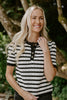 Knit Sweater - Black/Ivory