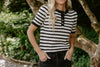 Knit Sweater - Black/Ivory